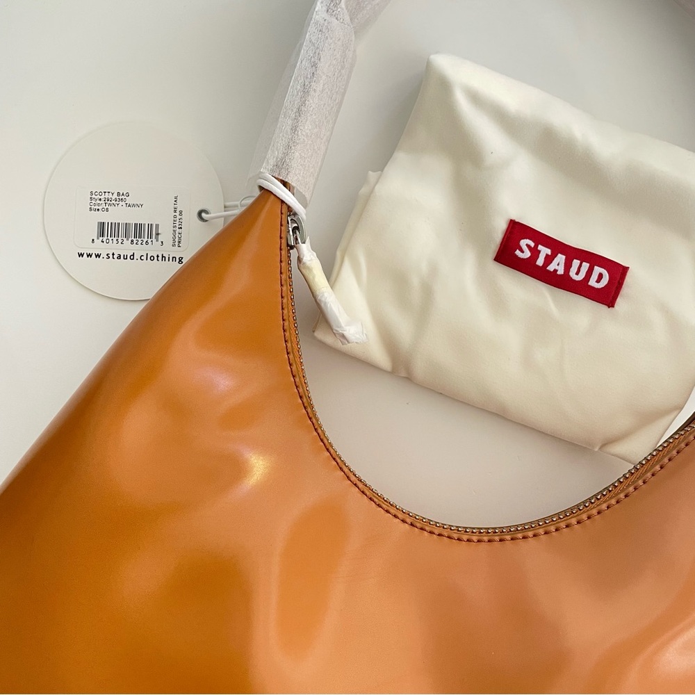 *SOLD* STAUD Scotty Shoulder Bag in Tawny - Picture 4 of 12